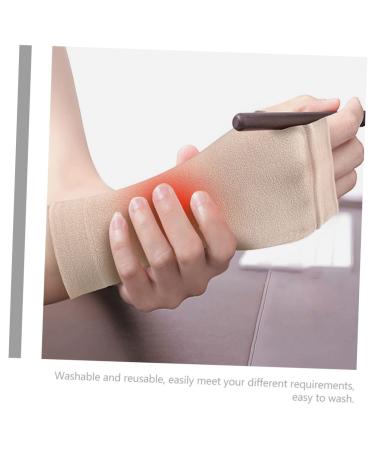 Beaupretty 2pcs Wrist Thumb Support Sleeve - Sports Compression Wrist Brace & Guard for Fitness - Elastic Support with Sweatband - 19.5x9cm - Buy Online on GoSupps.com