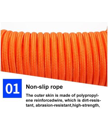 Gouccpu 30m Water Rescue Throw Rope Lifesaving Lifeguard with Hand Ring and Spring Hook - Buy Online on GoSupps.com