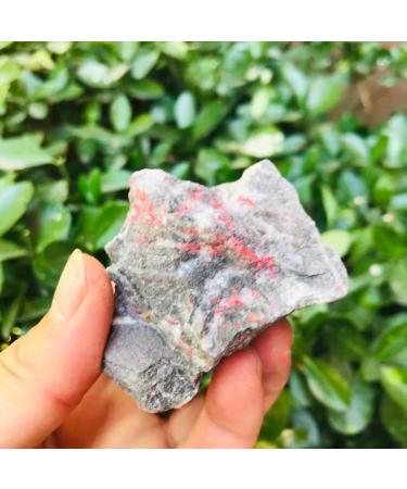 Aura Crystal 1pc 20g-90g Natural Cinnabar Crystal Stone Crystal Stone Mineral Specimen (Size : 1PC 82g-90g) - Buy Online on GoSupps.com