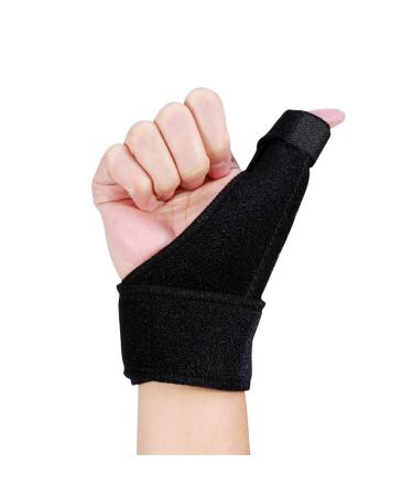Thumb Finger Splint Adjustable Aluminium Thumb Stabilizer Brace Finger Support Hand Sleeve