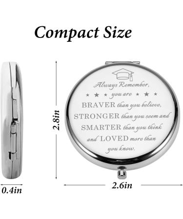 XPENMULBOJA 2023 Graduation Compact Mirror for Women - Inspirational College Gift for Her | Ideal Makeup Mirror for Graduates, Daughter, Nurse - Buy Online on GoSupps.com