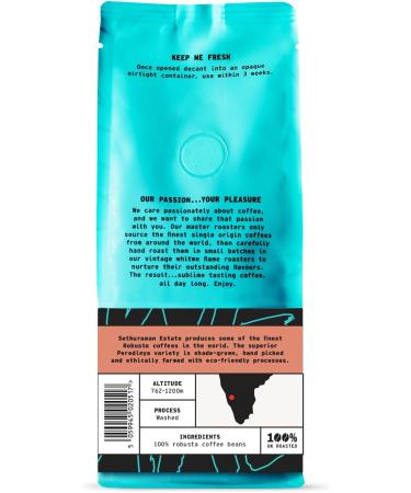Coffee Ground for Cafetiere 227g Bag Indian Ground Coffee Ideal Moka Pot Chocolate Nuts & Fruits Notes 100% Robusta Medium Roast Speciality Freshly Roasted Single Origin (We Are Coffee Co) Ground Cafetiere 227 g (Pack of 1) - Buy Online on GoSupps.com