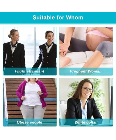 Haofy Compression Stockings for Women & Men | Medical Class 2 Zippered Support Socks for Varicose Veins & Thrombosis - International Shipping Available - Buy Online on GoSupps.com