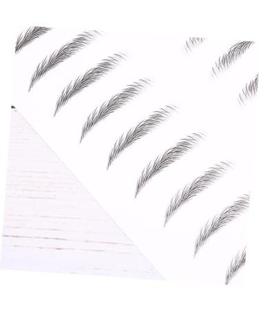 Angoily Black Eyebrows 4 Sheets Pairs Black Stickers Eyebrow Makeup Tools Simulation Eyebrow Disposable Eyebrow Stickers 6d - Buy Online on GoSupps.com
