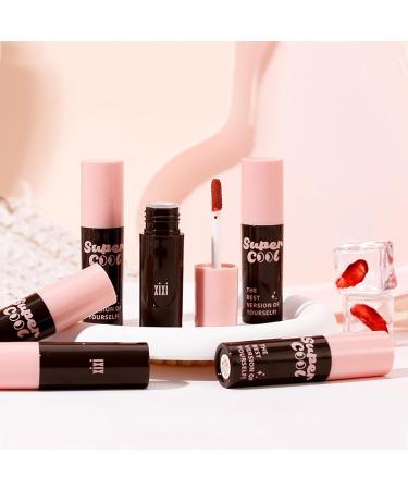 3 Colors Matte Lip Tint Stain Set - Long Lasting Natural Matte Liquid Lipstick for Women | High Impact Color & Instant Shine - Buy Online on GoSupps.com