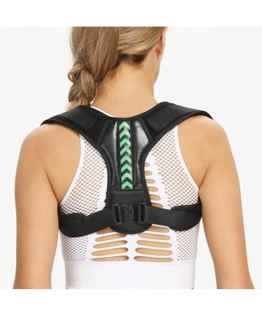 DFHBFG Adjustable Back Posture Corrector Belt Clavicle Spine Men Women Home Office Outdoor Upper Back Waist Shoulder Posture Correction(Large-L)