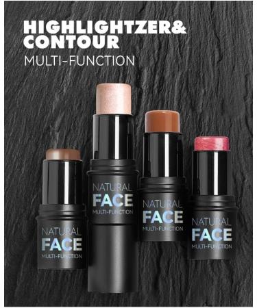 3 Pack Cream Contour & Highlighter & Blush Makeup Set Long Lasting Natural Weightless Buildable Contouring Bronzer Blush Stick Beauty Wand Liquid Highlighter Makeup (Set B) - Buy Online on GoSupps.com