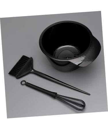 Beavorty 1 Set Hair Color Kit Tool Hair Coloring Bowl and Brush Hair Coloring Mixing Bowl Hair Coloring Brush and Bowl Salon Hair Coloring Bowl Pp Hair Dye Three Piece Suit re-usable - Buy Online on GoSupps.com
