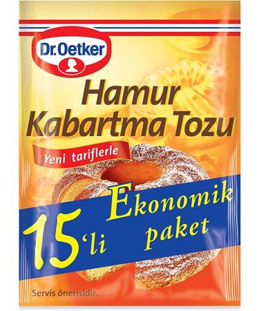 Dr. Oetker Baking powder (Kabartma Tozu ) 10gr - 15 bags total