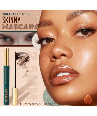 Mascara Maigre Couleur Magique 1/4 Pcs Mascara De Longueurs Saines Imperm able Color Mascara Maigre Curling pais (Fris Brun) - Buy Online on GoSupps.com