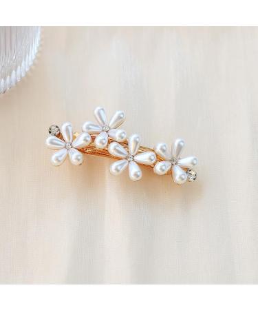Kaichen Flower Hair Clips Vintage Hair Barrettes Fancy Flower Hair Pins for Long Hair Elegant Ponytail Holder French Hair Jewelry Accessories for Women Girls - Buy Online on GoSupps.com