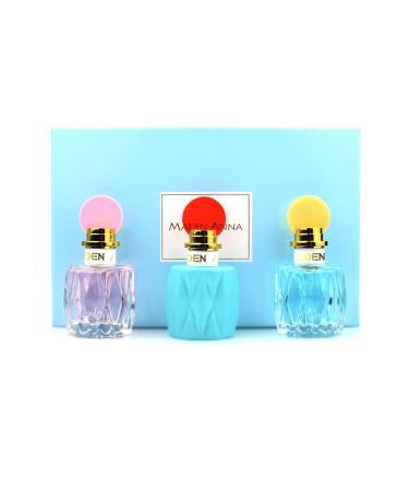 Perfumes for Women 30 ml x 3 Pic Minis Sweet Rose Fragrance Edt Body Spray for Womens Travel-Size Perfume for Any Occasion