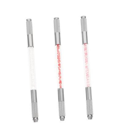 Angoily 9 Pcs Fruit Embroidery Pen Eyebrow Pen Makeup Supplies Manual Eyebrow Pen Miss Embroidered 1 count (Pack of 1) Assorted Colorx3pcs