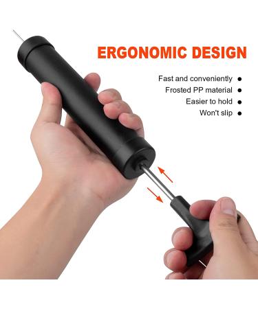 10 Portable Ball Pump Kit with Needles, Nozzle & Extension Hose - Ideal for Soccer, Basketball, Volleyball, Rugby & More - Buy Online on GoSupps.com