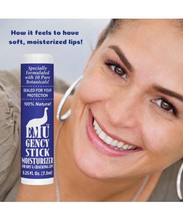 Montana Emu Ranch EMUgency Moisturizing Pocket Stick 0.25oz - 3 Pack | Relieves Chapped Lips & Skin - Buy Online on GoSupps.com