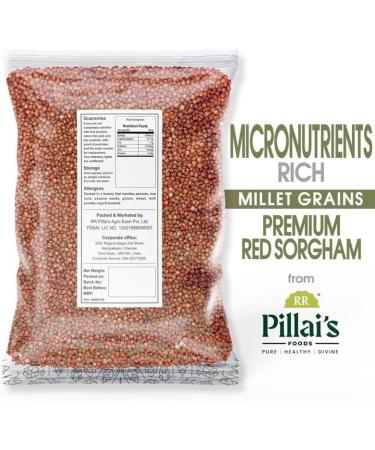 Nutranix eln Red Sorghum (Whole grain) - 1kg - Buy Online on GoSupps.com