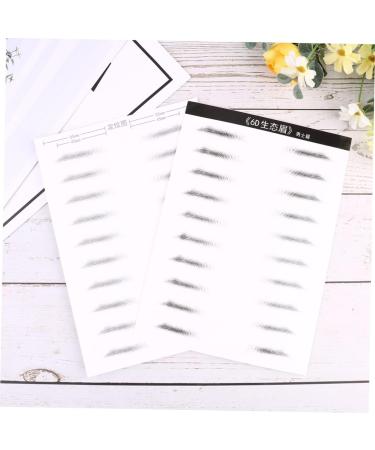 FOMIYES 2 Pairs Makeup Stickers Makeup Stuff Eyebrow Stickers Eye Brow Eyebrowsb Supplies Bionic 6d The Lazy - Buy Online on GoSupps.com