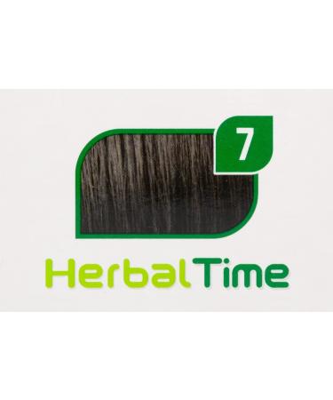 Herbal Time Henna Natural Black N7 Cream Color | Gray Hair Cover | 75ml Ammonia, Sulfates, Parabens Free - Buy Online on GoSupps.com