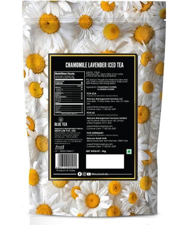 Chamomile Lavender Iced Tea - 36 Tea Bags | Refreshing Herbal Cold Brew Detox | Gluten-Free & GMO-Free - Buy Online on GoSupps.com