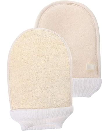 Organic Luffa Gloves for Peeling & Exfoliating | Eco-Friendly Bath & Shower Gifts for Women - Buy Online on GoSupps.com