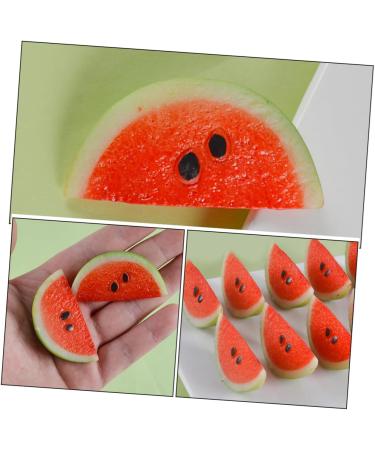 Alipis 4pcs Simulated Watermelon Slices Ornament Realistic Fruit Teaching Aid Pendant Student Fake Fruit Picture 1 5.30X2.50X2.50CM - Buy Online on GoSupps.com
