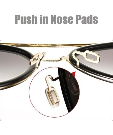 OPUGIT Silicone Nose Pads - Anti-Slip Rectangular Inserts | 5 Pairs Clear for Comfortable Eyewear - Buy Online on GoSupps.com