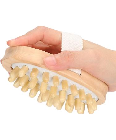 Luxury Shower Massage Brush - Wooden Body & Hair Spa Massager for Muscle Relaxation - Ideal for Men & Women - Buy Online on GoSupps.com