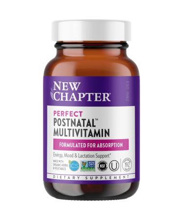 New Chapter Perfect Postnatal Whole-Food Multivitamin 192 Vegetarian Tablets