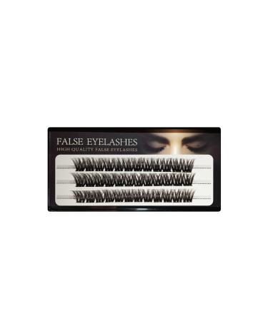Three rows of 06 styles single cluster segmented false eyelashes thick natural false eyelashes reusable(16mm)