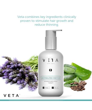 Hair Stimulating Conditioner for Hair Loss | 1% Follicusan & 1% Trichogen | Prevent Thinning & Promote Healthy Shine - Veta 8.5 fl. oz - Buy Online on GoSupps.com