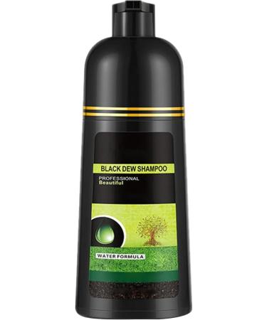 Black Hair Dye Shampoo 500ml Herbal Natural Ingredients Non-Irritating Odorless Black Hair Dye White Foam Cream Non-Stick Scalp Dye Shampoo Black - Buy Online on GoSupps.com
