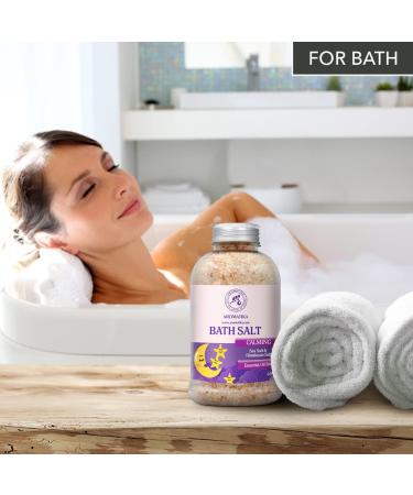 Soothing Swimming Salt 600g with Essential Oils | Sandalwood Lavender & Bergamot | Natural Bath Salt for Sleep & Relaxation | Personal Care - 1 Pack - Buy Online on GoSupps.com