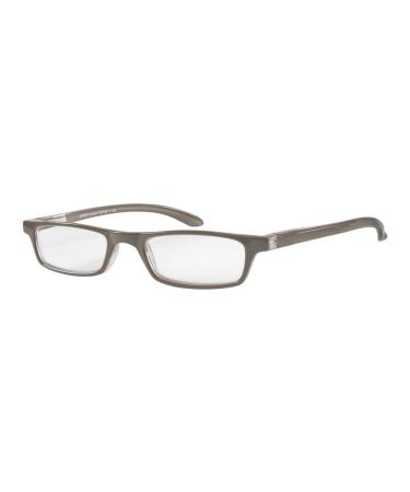 I NEED YOU Reading Glasses Zipper Limited / +1.00 Diopters / Grey +1.00 Diopters Grey