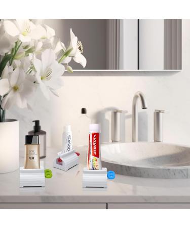 Buy Civilian Toothpaste Tube Squeezer 3 Piece Set with Colored Tube Key & Holder | Bathroom Kitchen Bedroom Organizer - Buy Online on GoSupps.com