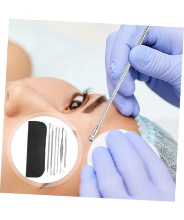 Baluue 1 Set Blackhead Removal Tool Scraper Tool Blemish Extractor Tool Pore Cleaner Stainless Steel Silver - Buy Online on GoSupps.com