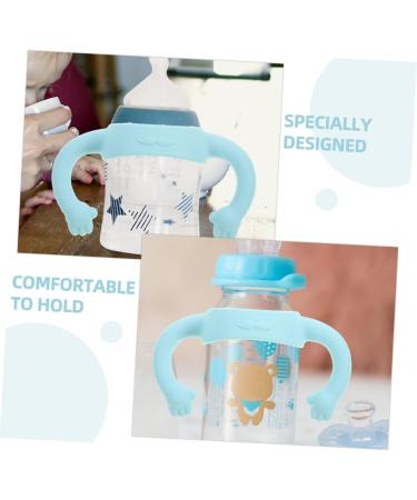 ifundom 10 Pcs Bottle Handle Bottle Grip Bottle Accessories Handle Bottle Grip Silicone Bottle Grip Milk Bottle Feeding Bottle 14.00X5.00X5.00CMx5pcs Sky-bluex5pcs - Buy Online on GoSupps.com