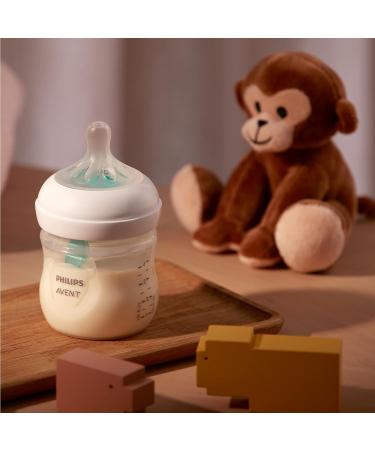 Philips Avent Natural Response Baby Bottle - 2X 125ml Baby Milk Bottle with AirFree Vent BPA Free for Newborn Babies Aged 0 Months+ (Model SCY670/02) x2 - Buy Online on GoSupps.com