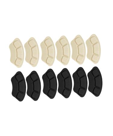 6 Pairs Non-Slip Heel Stickers Heel Pads Heel Liners Convenient Heel Stickers Heel Grips for Shoes Heel Inserts for Women Heel Cushions for Back of Heel Foot Accessories/473 Assorted Color
