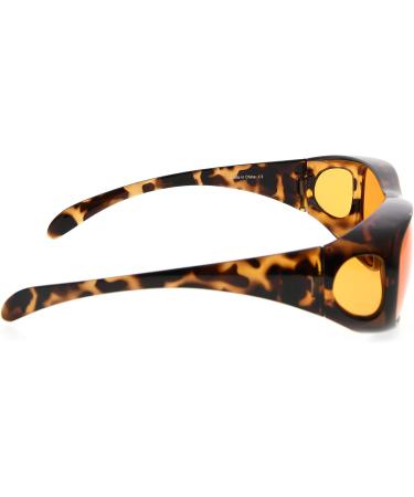 Blue Light Blocking Glasses for Men & Women - Tortoise Frame with 100% Blue Light Filter - Optimize Eye Protection - Buy Online on GoSupps.com