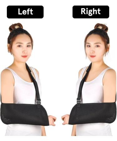 Adjustable Shoulder Support Bandage - Breathable Arm Sling for Subluxation Dislocation & Sprains | Left & Right Arm | Unisex - Buy Online on GoSupps.com