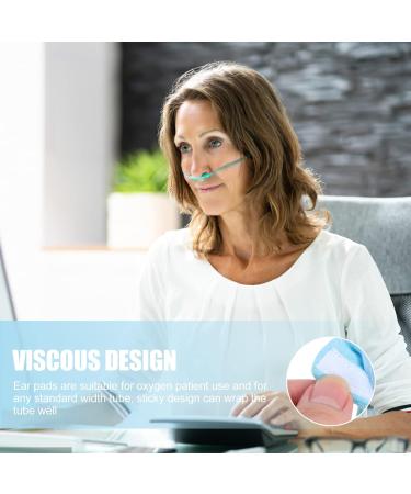 Soft Oxygen Ear Pads for Comfortable Oxygen Therapy | Set of 4 Nasal Cannula Ear Cushions - Buy Online on GoSupps.com