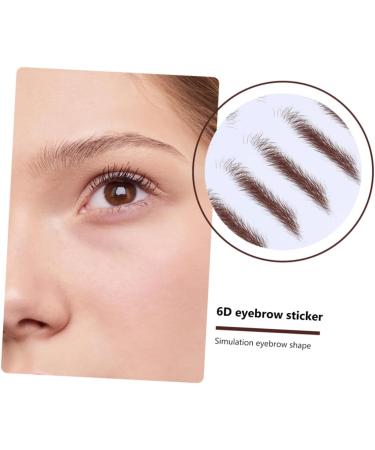 OHPHCALL 4pcs Eyebrow Stickers Lazy Brow Stickers False Eyebrows False Eyebrows Cosmetics Artificial Shaper - Buy Online on GoSupps.com