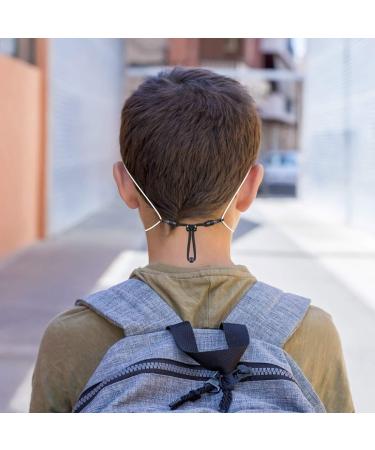 HX AURIZE Extra Long Adjustable Mask Holder - 4 Pieces - Black | Comfortable & Versatile Mask Extension for International Shipping - Buy Online on GoSupps.com