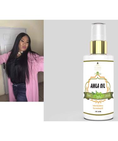 Organic Amla Oil for Hair Growth - 100% Pure Indian Gooseberry Scalp Treatment | Cold Pressed, Virgin & Unrefined Alma Oil - Revitalize & Promote Hair Growth with Therapeutic Grade Formula - Buy Online on GoSupps.com