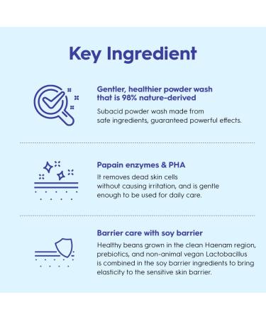 Suiskin Soy Barrier Powder Wash | Daily Exfoliating Enzyme Cleanser | Fragrance & Cruelty-Free | International Shipping Available - Buy Online on GoSupps.com