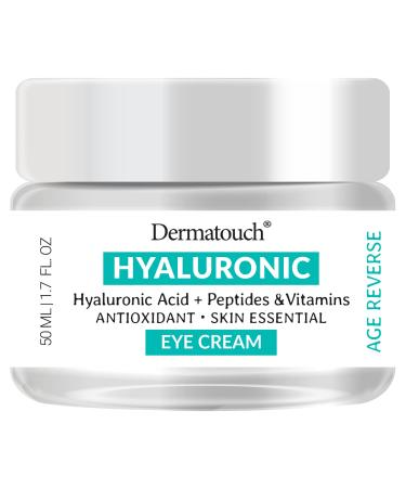 Dermatouch Hyaluronic Acid Eye Cream with Peptides & Vitamins  1.7 fl oz