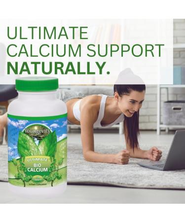 Youngevity Bio Calcium - Bioavailable Chelated Calcium + Magnesium Zinc Copper Potassium Boron - Absorbable Bone Support Supplement - (120 Capsules) - Buy Online on GoSupps.com