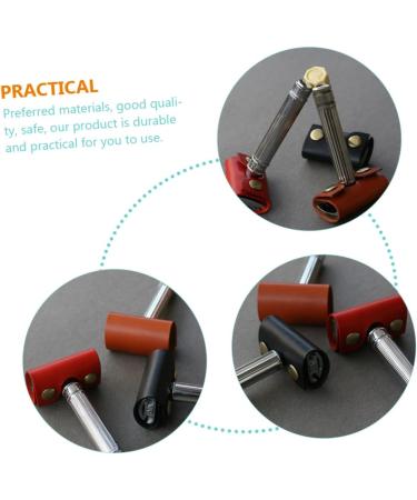 Frcolor 8-Part Men's Care Accessories Set | Leather Tips & Travel Case | Safety Shaving Heads Protection | Braun Compatible - Buy Online on GoSupps.com