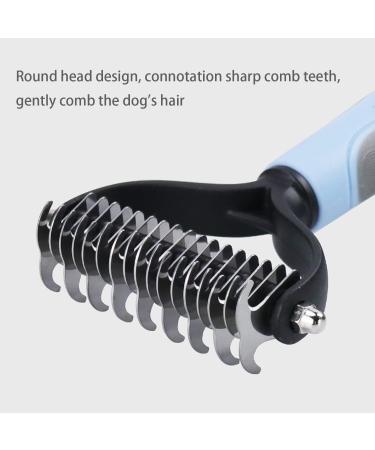 TOSCOS 2PCS Undercoat Rake For Dogs Cats Dematting Tool Pet Pro Grooming Tools Brush Dematting Comb For Cat Dog - Buy Online on GoSupps.com