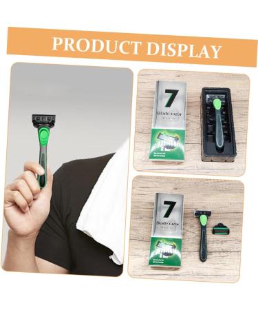 Beavorty Men's Hair Razor Set | Premium Stainless Steel Shaving Apparatus for Perfect Precision - Durable Metal Body & Rubber Grip - Buy Online on GoSupps.com